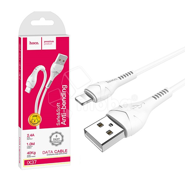 Кабель USB - Lightning Hoco X37 (2.4А) Белый