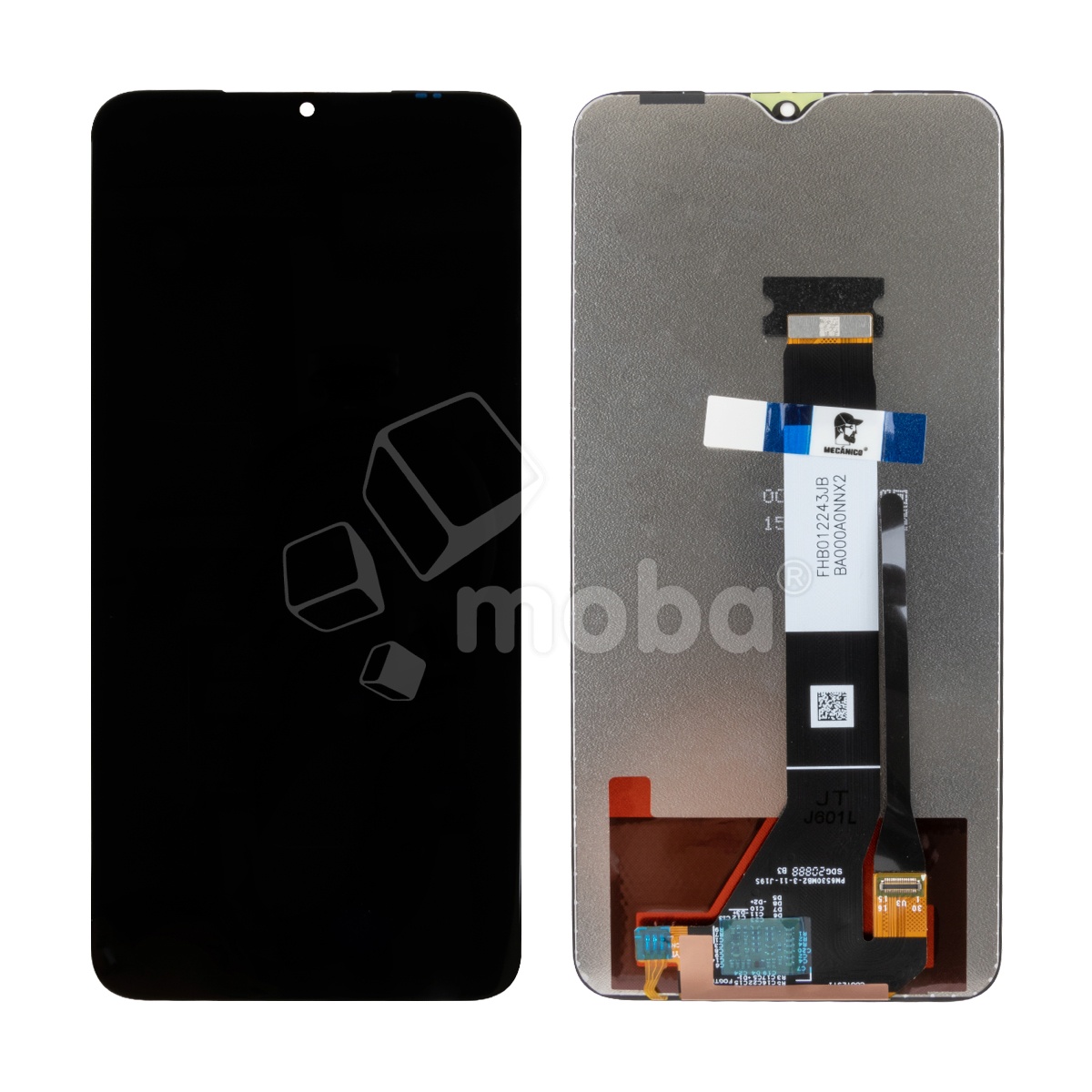 Дисплей для Xiaomi Poco M3/Redmi 9T (M2010J19CG/M2010J19SY) в сборе с тачскрином Черный Mecanico - AMP