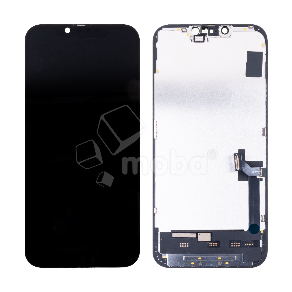 Дисплей для iPhone 14 Plus (A2887) в сборе с тачскрином Черный - (Hard OLED, Full HD COF, 650 Кд/м²) (площадка под IC)