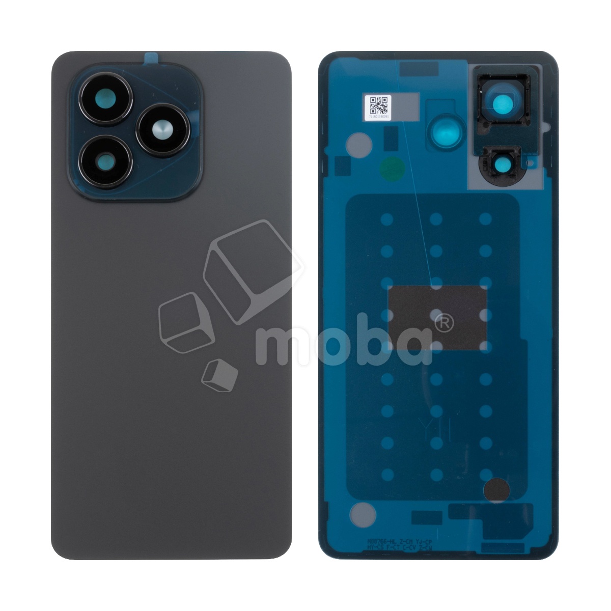 Задняя крышка для Huawei Honor X8d (LNA-LX2) Черный - Премиум