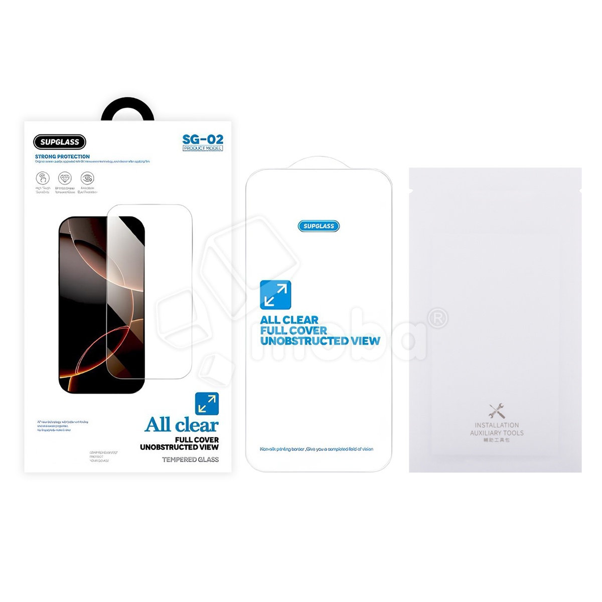 Защитное стекло Supglass SG-02 для iPhone 16 Pro Max/17 Pro Max/18 Pro Max