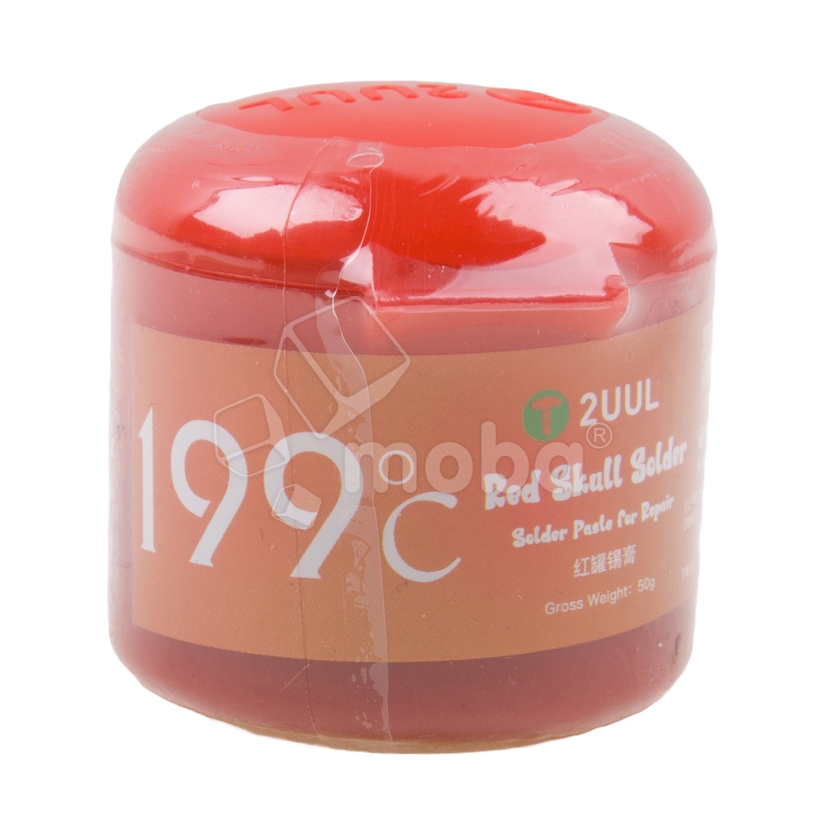 Паста паяльная 2UUL Red Skull RS199 (50 г, среднетемпературная 199°C)