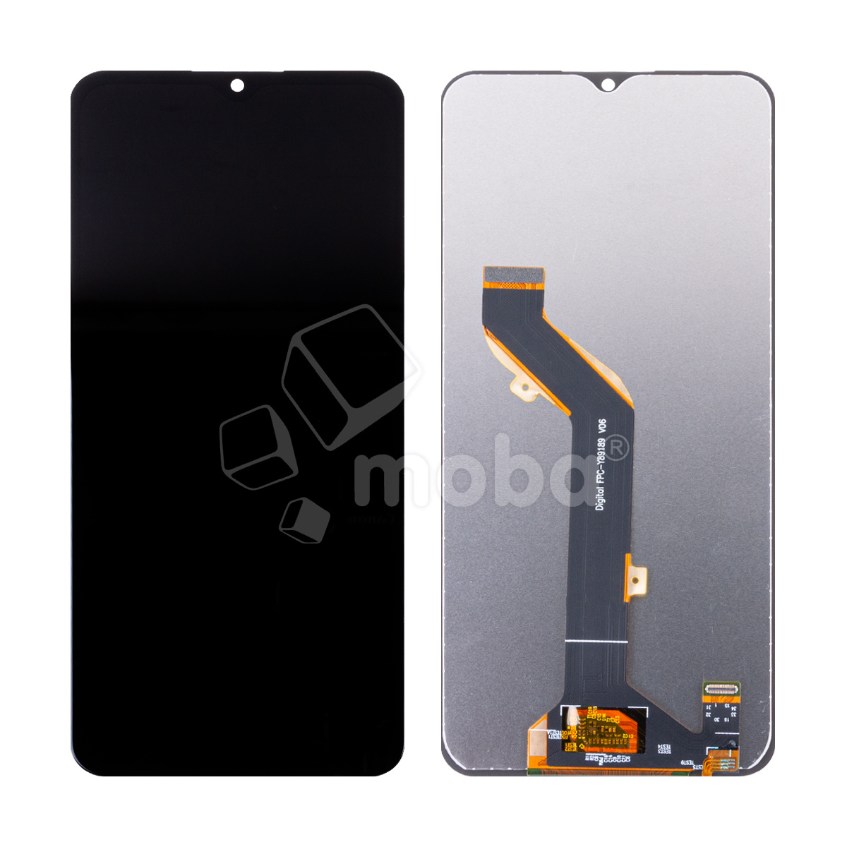 Дисплей для TCL 408 (T507U) в сборе с тачскрином Черный - Оптима