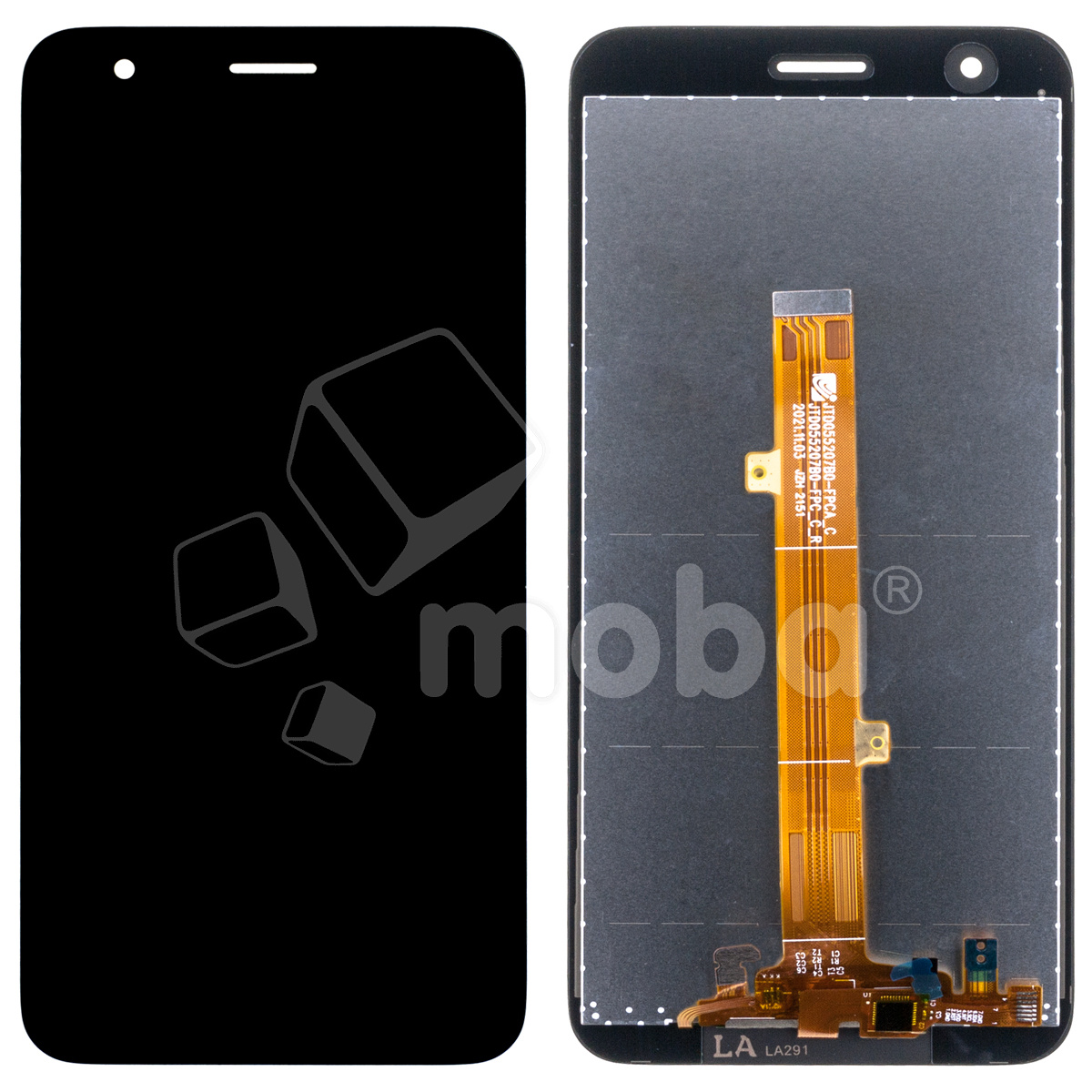 Дисплей для Itel A27 (A551L) в сборе с тачскрином Черный - Оптима