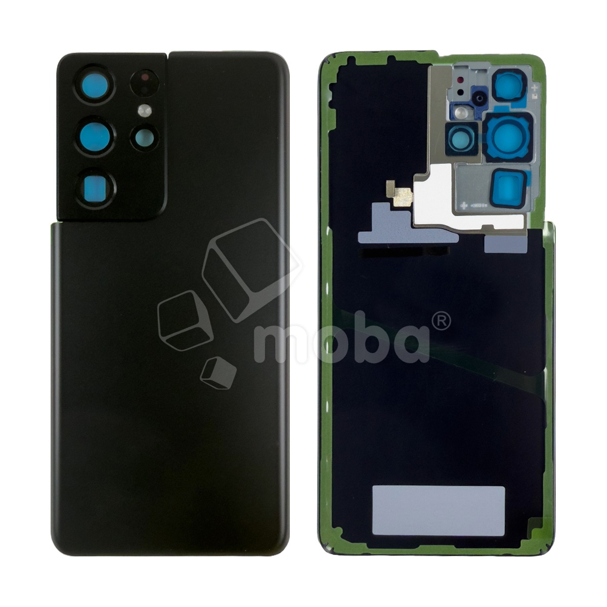 Задняя крышка для Samsung Galaxy S21 Ultra (G998B) Черный - OR