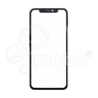 Стекло для переклейки iPhone 11 (A2221) с OCA пленкой + рамка Черный - OR (Feaglet)