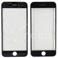 Стекло для переклейки iPhone 8/SE (2020)/SE (2022) с OCA пленкой + рамка Черный - OR (Mitsubishi)