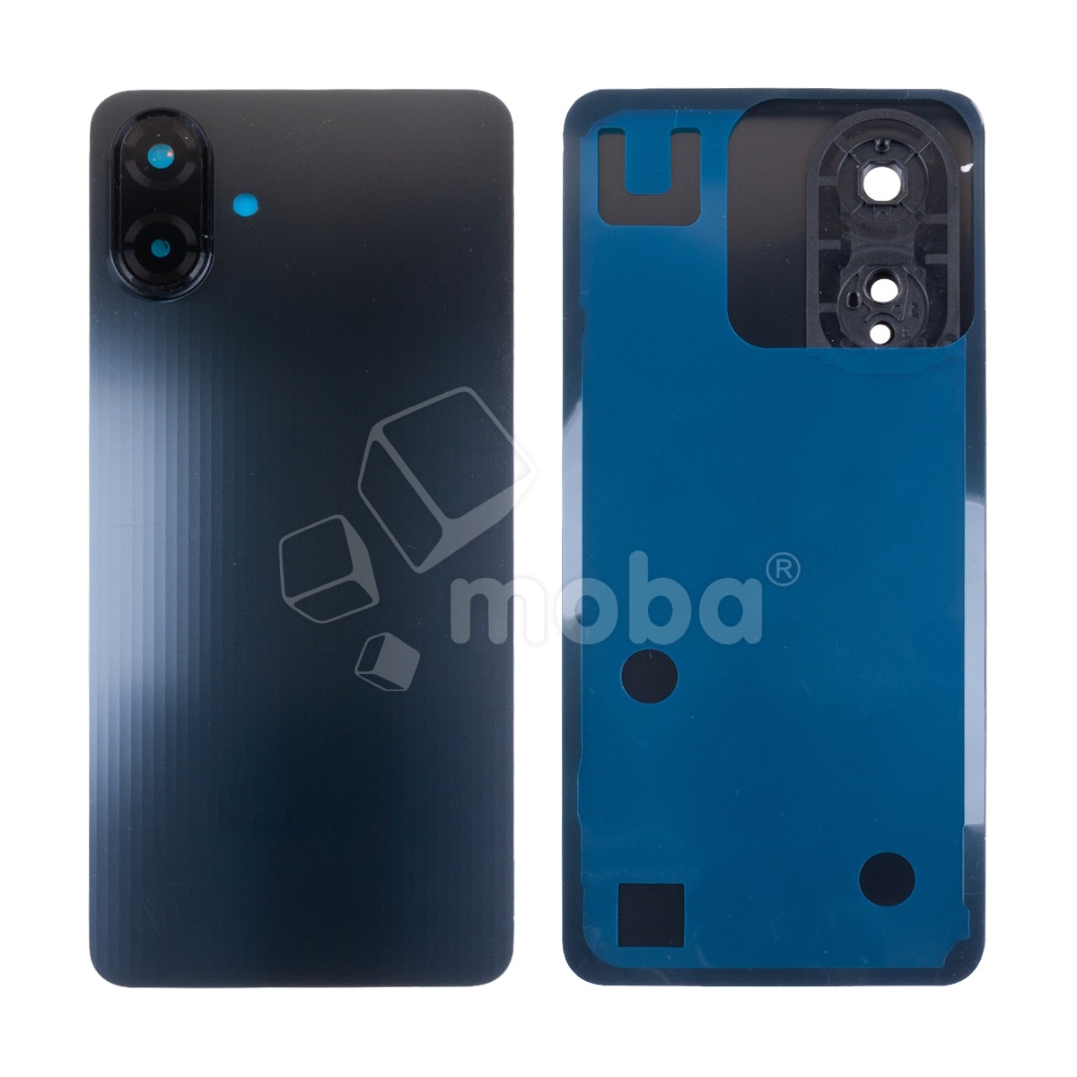 Задняя крышка для Samsung Galaxy A07 4G (A075F) Черный - Премиум