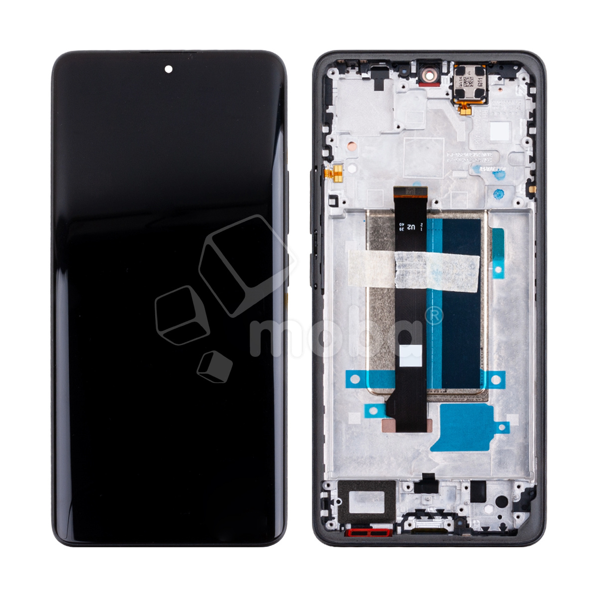 Дисплей для Xiaomi Redmi Note 13 Pro+ (23090RA98C/23090RA98G/23090RA98I) модуль с рамкой Черный - OR (SP)