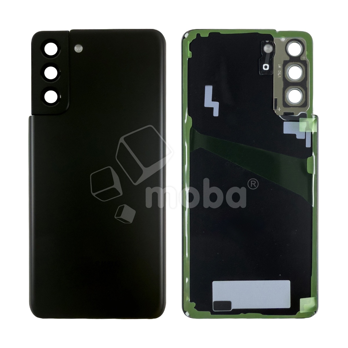 Задняя крышка для Samsung Galaxy S21+ (G996B) Черный - OR