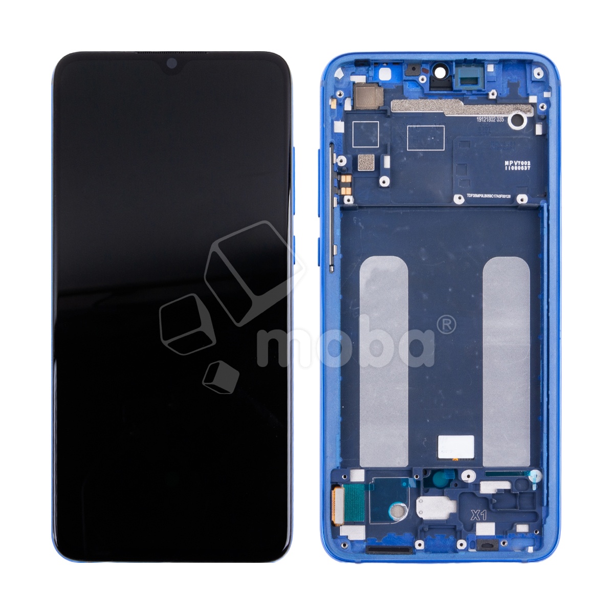 Дисплей для Xiaomi Mi 9 Lite (M1904F3BG) модуль с рамкой Синий - OR