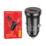 Автомобильное зарядное устройство USB Borofone BZ18 (18W, QC3.0) Черный