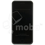 Защитное стекло "Антишпион" для iPhone 7/8/SE (2020) Черное (Закалённое, полное покрытие)