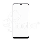 Стекло для переклейки Samsung Galaxy A02 (A022G) в сборе с OCA пленкой Черный - OR (Mitsubishi)