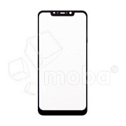 Стекло для переклейки Xiaomi Pocophone F1 в сборе с OCA пленкой Черный - OR (Mitsubishi)