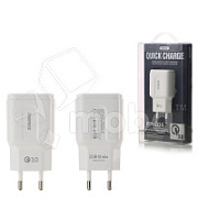 Сетевое зарядное устройство USB Remax RP-U16 (15W, быстрая зарядка QC3.0) Белый